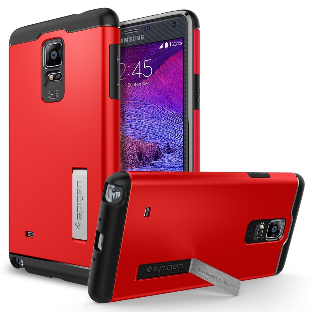 Spigen Galaxy Note 4 Case Slim Armor Electric Red