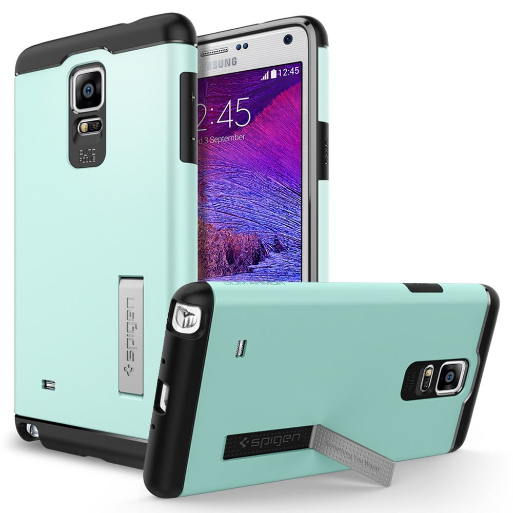 Spigen Galaxy Note 4 Case Slim Armor Mint