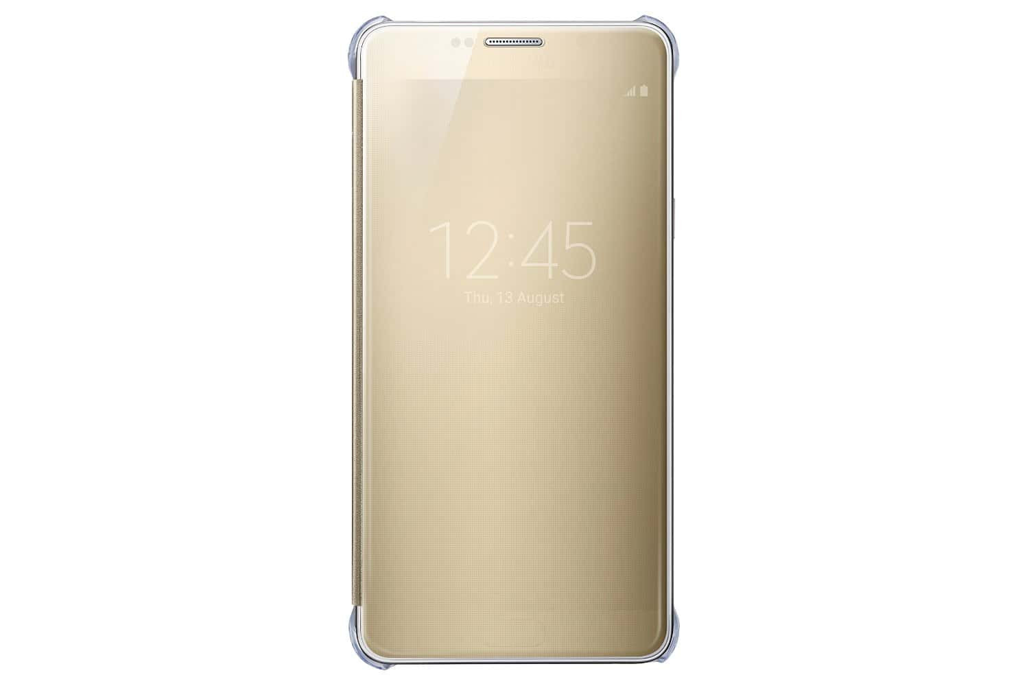 Samsung Galaxy Note 5 Clear View Cover Gold