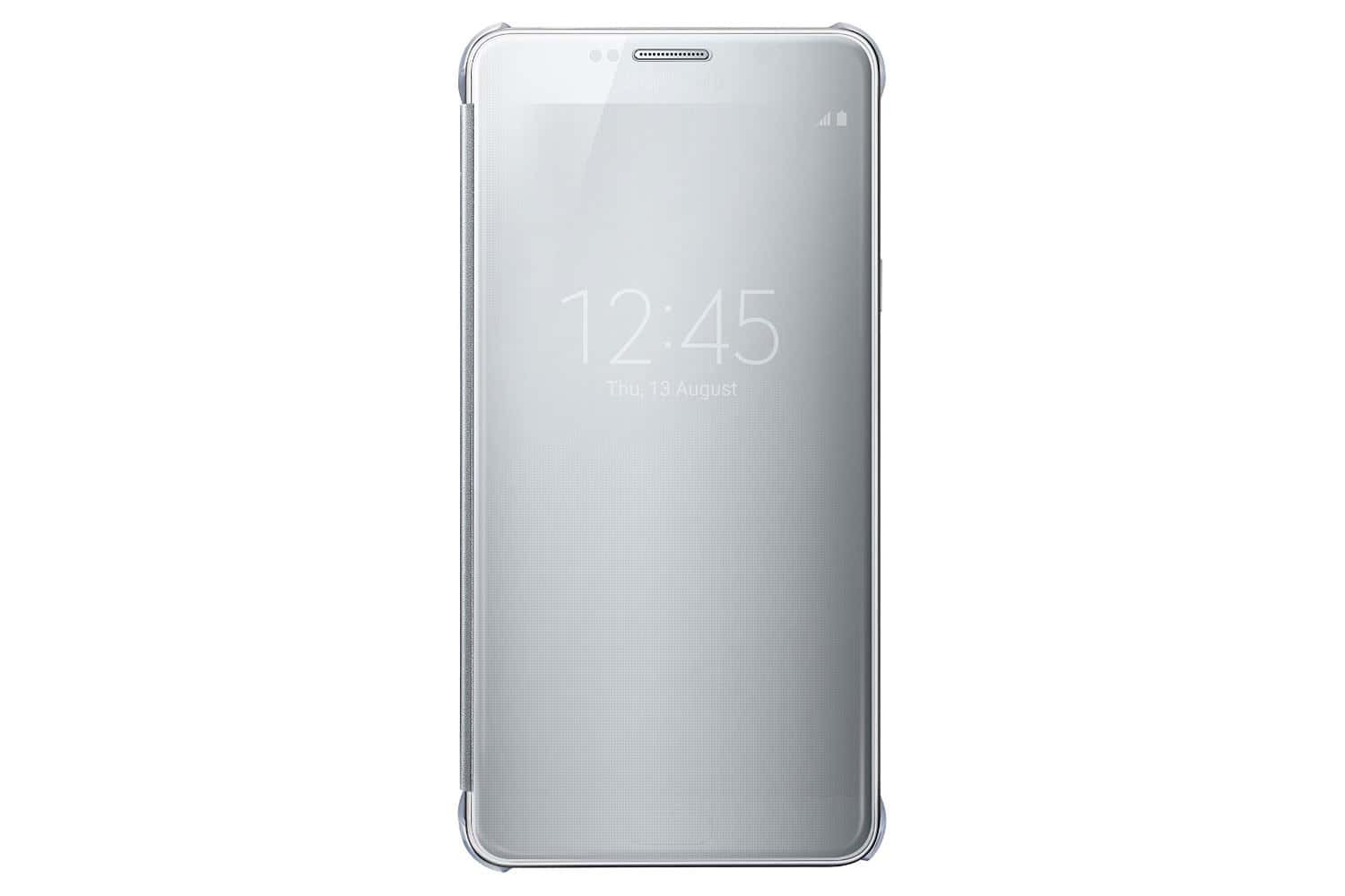 Samsung Galaxy Note 5 Clear View Cover Silver