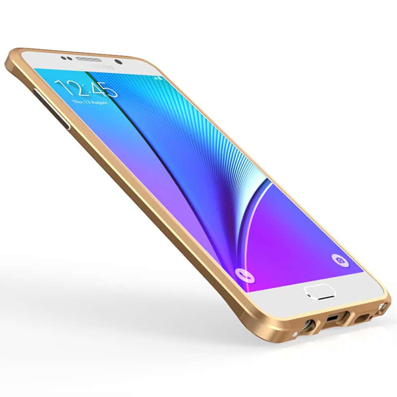 Luphie Galaxy Note 5 Protective Layers Stealth Bumper Metal Case