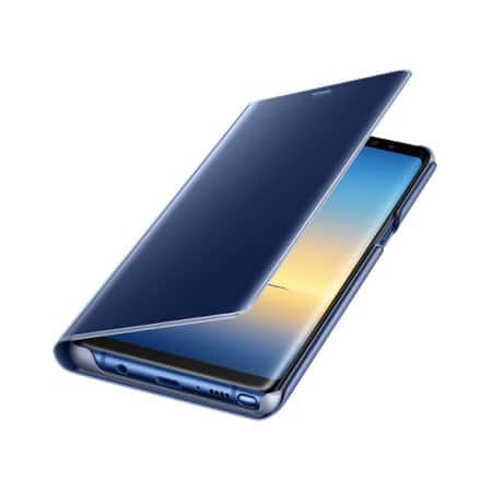Official Samsung Galaxy Note 8 Clear View Standing Cover Case - Blue
