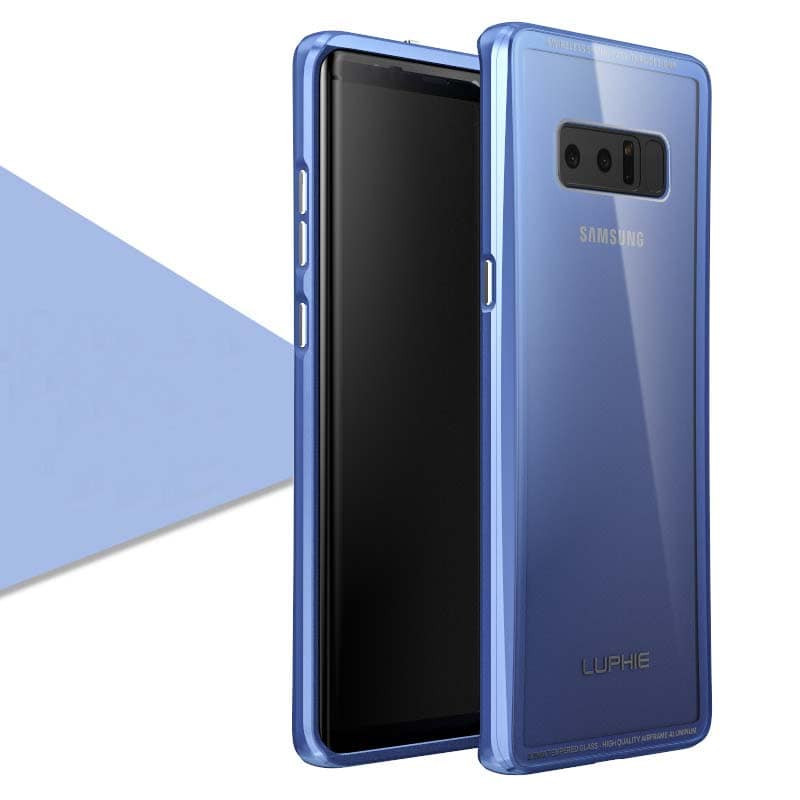 Round Edge Metal Bumper Case for Galaxy Note 8