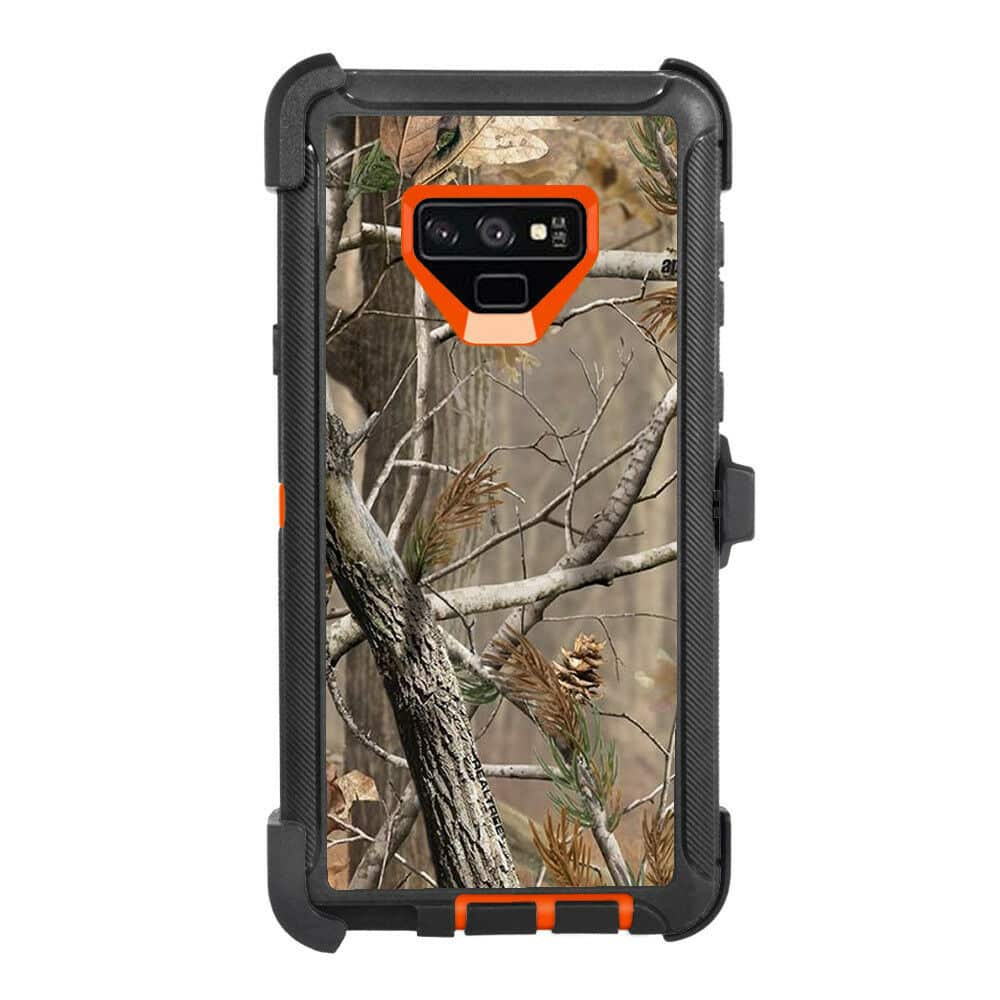 Samsung Galaxy Note 9 Realtree Case with Belt Clip Orange