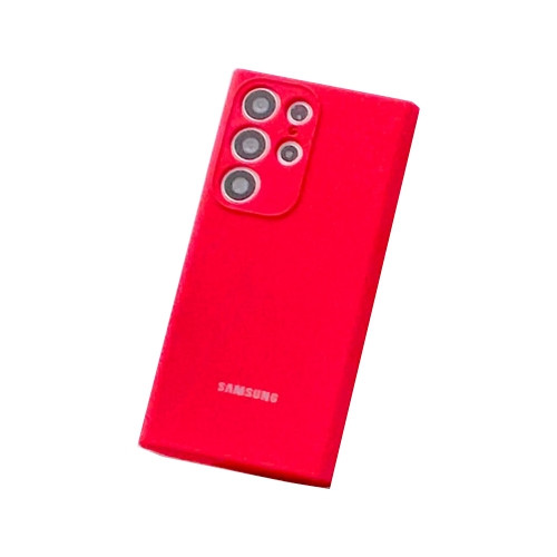 Galaxy S23 Silicone Case Red