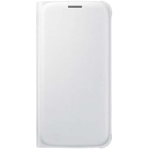 Official Samsung Galaxy S6 Flip Wallet Cover White