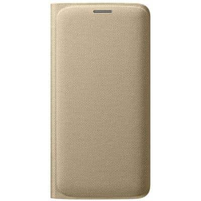 Official Samsung Galaxy S6 edge Flip Wallet Cover Gold