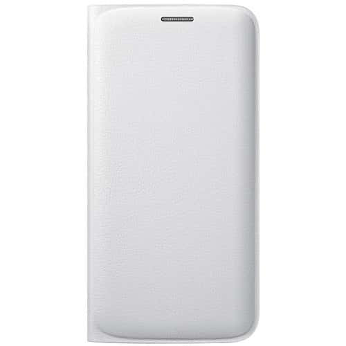 Official Samsung Galaxy S6 edge Flip Wallet Cover White