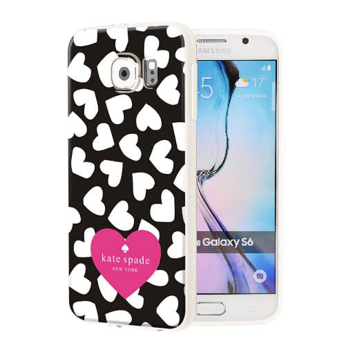Kate Spade Mini Hearts Hybrid Hard Shell for Galaxy S6 Edge