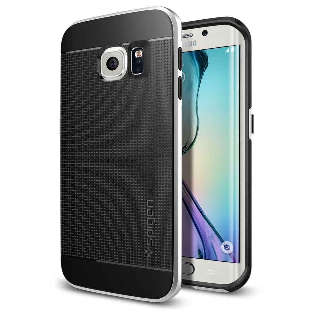 Spigen Neo Hybrid Galaxy S6 Edge Case Satin Silver