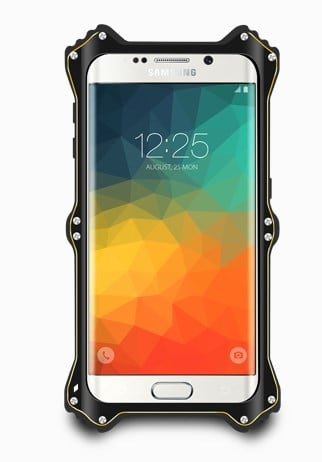 Galaxy S6 Edge Plus Shockproof Metal Bumper Frame Flip Case