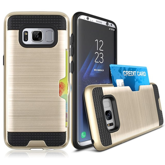 Tough Card Holder Slot Case for Galaxy S9+ Plus