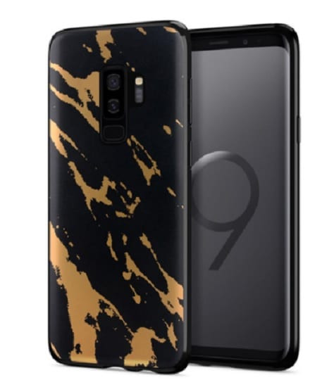 Black Marble Galaxy S9+ Plus Case
