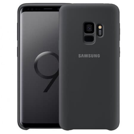 Official Samsung Galaxy S9 Silicone Cover Case - Black