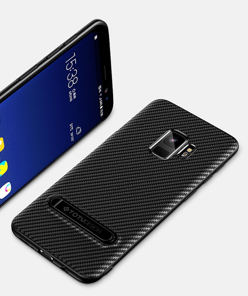 Galaxy S9 Ultra Thin Carbon Fiber Totu Case