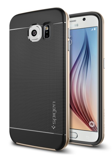 Spigen Neo Hybrid Galaxy S6 Case Champagne Gold