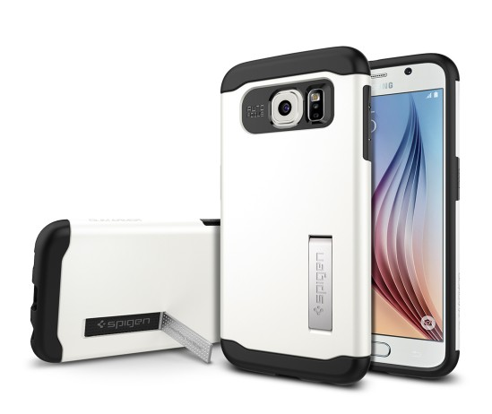 Spigen Slim Armor Galaxy S6 Case Shimmery White