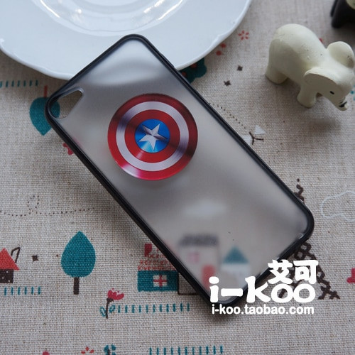 Captain America Logo Clear Case for iPod Touch 5 5th Gen