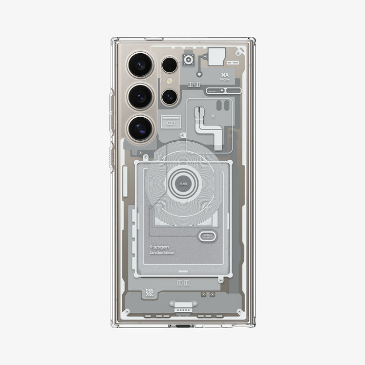 Spigen Samsung Galaxy S23 Ultra Case Ultra Hybrid Zero One White