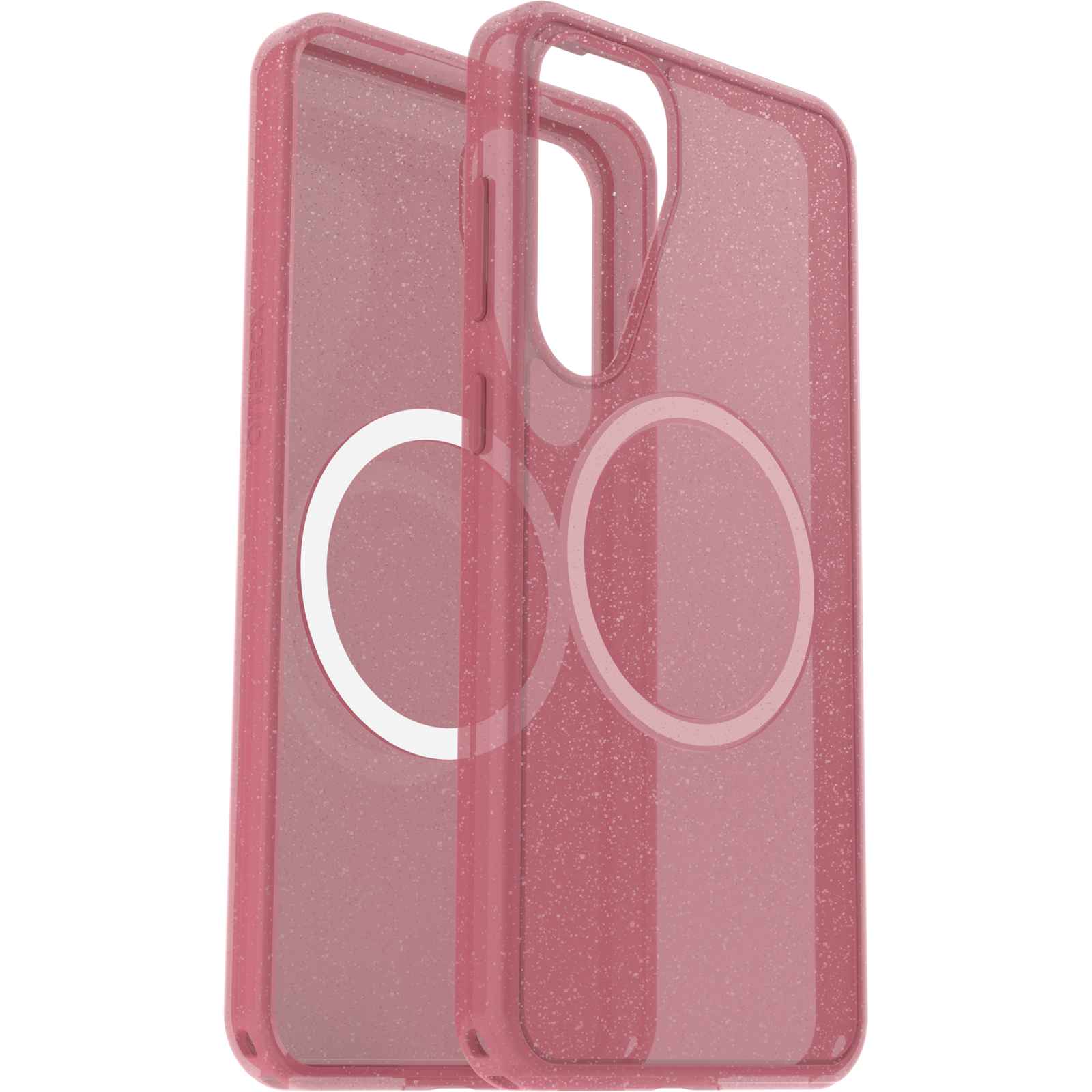 Otterbox Samsung Galaxy S25+ Symmetry Series Clear Case Foxberry Pink Clear Glitter