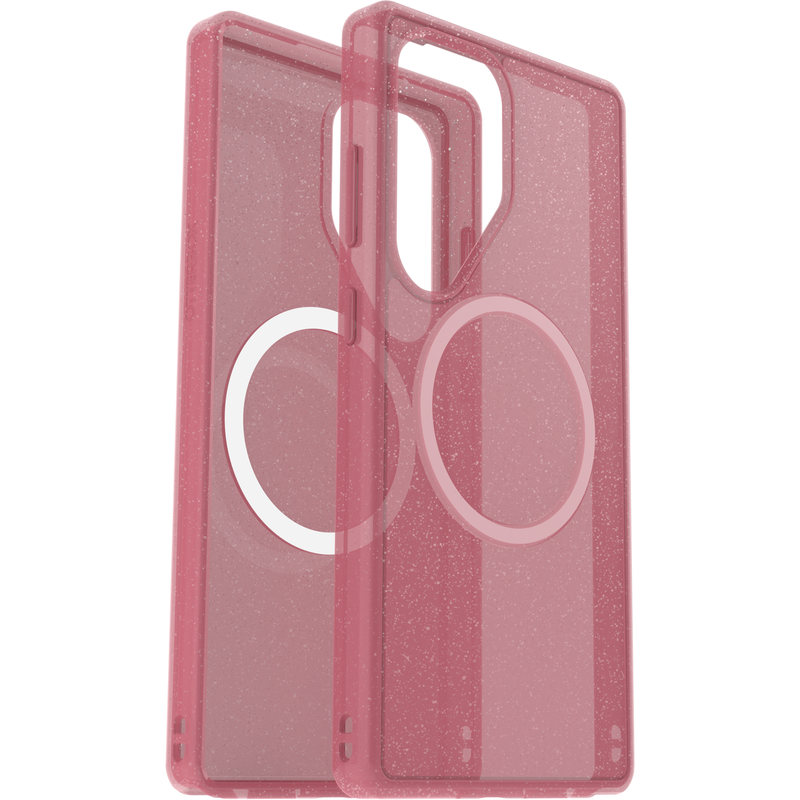 Otterbox Samsung Galaxy S25 Ultra Symmetry Series Clear Case Foxberry Pink Clear Glitter