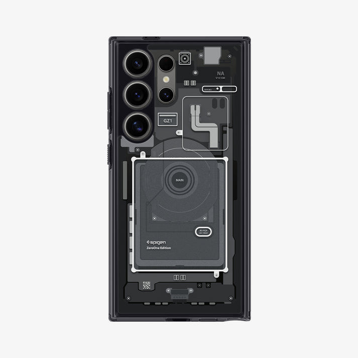 Spigen Samsung Galaxy S25 Ultra Case Ultra Hybrid Zero One Black