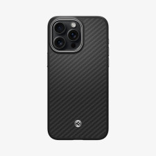 Spigen iPhone 15 Pro Max Case Enzo Aramid MagFit Matte Black