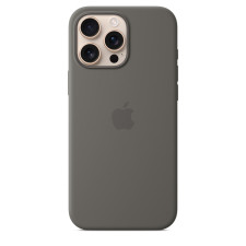 iPhone 16 Pro Max Silicone Case With MagSafe Stone Gray