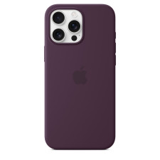 iPhone 16 Pro Max Silicone Case With MagSafe Plum