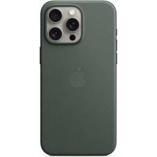 iPhone 16 Pro Max FineWoven Leather Case with MagSafe Evergreen