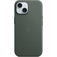 iPhone 16 FineWoven Leather Case with MagSafe Evergreen