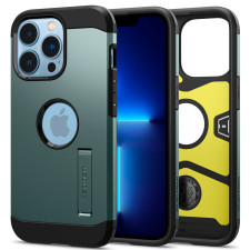 Spigen iPhone 13 Pro Case Tough Armor Midnight Green