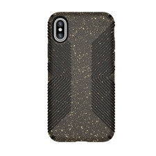 Speck Presidio GRIP + GLITTER iPhone X Case - Black