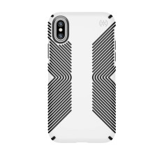 Speck Presidio Grip iPhone X Case - White/Black