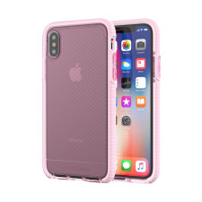 Tech21 Evo Check iPhone X Case Rose Tint White