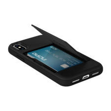 iPhone X Incipio Stowaway Credit Card Case with Stand Black