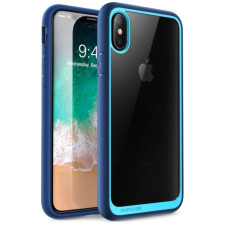iPhone X Unicorn Beetle Round Style -  Blue