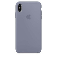 iPhone XR Silicone Case - Lavender Gray
