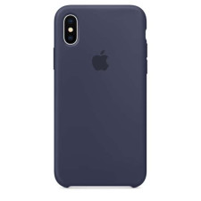 iPhone X Silicone Case - Midnight Blue