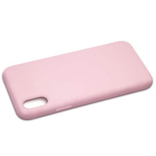 iPhone X Silicone Case - Light Pink