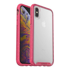 iPhone X XS OtterBox Traction Series Case Shockberry Pink