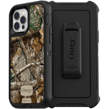 iPhone 12 / iPhone 12 Pro Otterbox Defender Series Case - RealTree Edge Black Graphic
