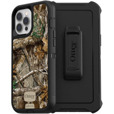 iPhone 12 Pro Max Otterbox Defender Series Case - RealTree Edge Black Graphic