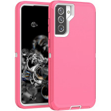Samsung Galaxy S21+ Plus 5G Defender Series Case - Pink White