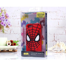 Spider-Man Mask Character Jacket 3D Silicone Case for iPhone 6