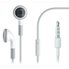 Apple Earphones with Remote and Mic for iPhone, iPod Touch, iPad (MB770G/A)