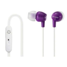 Sony DR EX14VP/BLK In-Ear Headset - Purple