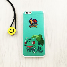 Bulbasaur Pokemon Lanygard Ring Case iPhone 6 6s