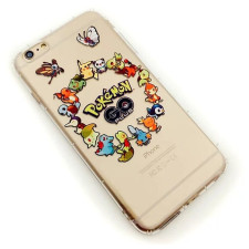 Pokemon Go Circle Multi Character Clear Case for iPhone 6 6s
