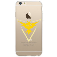 Pokemon Go Yellow Team Instinct Clear TPU Case for iPhone 6 6s